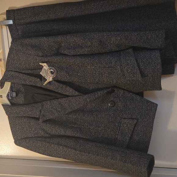 Sweet Suit Petite Wool Blend Jacket and Skirt - Picture 1 of 5